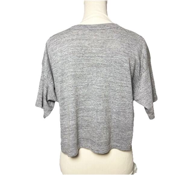 VTG Early 70s XL Gray Shirt Russell OSU Benny Beaver Tee Boxy Crop Single Stitch - Picture 4 of 8